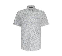 State of Art - Kurzarm-Hemd mit Print blau/grün/weiß - Gr. - M