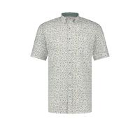 State of Art - Regular Fit: Kurzarmhemd weiß/gelb/blau - Gr. - S