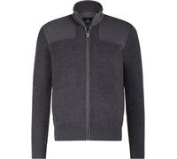 State Of Art Strickjacke Structure Contrast Anthrazit - Größe XXL Grau XXL