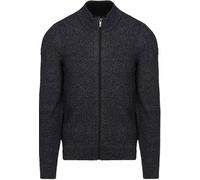 State Of Art Strickjacke Structure Melange Navy - Größe 3XL Dunkelblau 3XL