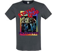 Status Quo Amplified Collection - Piledriver T-Shirt charcoal in XL