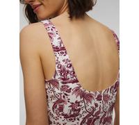 Staud Wells Sommer-midikleid R25r2221sp-bdtl Weiß;Rot;Print M