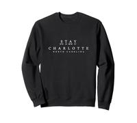Stay Charlotte, North Carolina Koordinaten Souvenir Sweatshirt