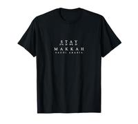 Stay Makkah - Mekka, Saudi-Arabien Koordinaten Souvenir T-Shirt