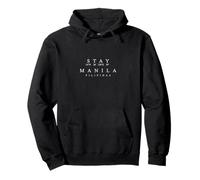 Stay Manila, Pilipinas - Philippinen Koordinaten Souvenir Pullover Hoodie