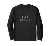 Stay Medina - Saudi-Arabien Koordinaten Souvenir Langarmshirt