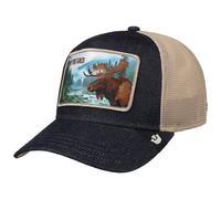 Goorin Bros. Staycation Trucker Cap Basecap Baseballcap Truckercap Meshcap Damen/Herren - Snapback, mit Schirm Frühling-Sommer Herbst-Winter Frühjahr Sommer Herbst Winter - One Size dunkelblau