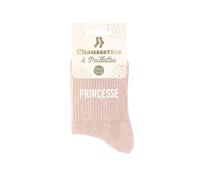 STC Damen-Socken Prinzessin mit Pailletten, mehrfarbig, Einheitsgröße, 1 Paar