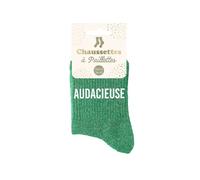 STC Mutige Pailletten-Socken, mehrfarbig, One size