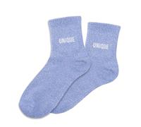 STC Socken "UNIQUE" – blaue Pailletten – Größe 36-42