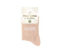 STC Socken COCOTTE mit Pailletten, Rosa, Einheitsgröße