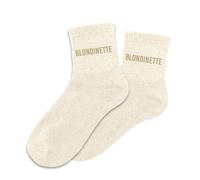 STC Socken blondinette mit Pailletten Beige 36/42