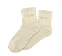 STC Glitzer-Socken mit Pailletten Gelb Einheitsgröße