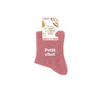 STC Socken mit Pailletten für Kinder, kleine Katze, 3-6 Jahre, Mädchen, mehrfarbig, Medium