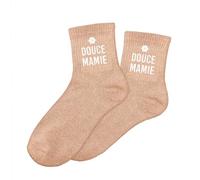 STC Socken mit Pailletten, weich, Oma