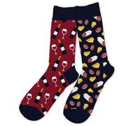 STC Socken Pinard/Sauciflard - Unisex-Erwachsene - Rot, Schwarz - Einheitsgröße - 2 Paar