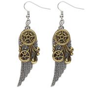 Steampunk Flügel Ohrringe | Wir machen Party.de |