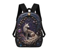 Steampunk Fox Art Lässiger Tagesrucksack, Schulrucksack Für Mädchen, Jungen, Teenager, Studenten, Herren, Damen, Reise-Laptop-Rucksack, College-Rucksack 17inch