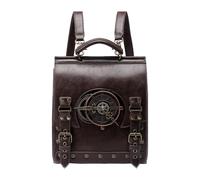 Steampunk Rucksack für Frauen | Vintage Laptoptaschen für Rucksack | Der Retro Punk Leder Reise Rucksack Ein lässiger Daypack Für Die Schularbeit Unterscheiden Mit Seinem Kreativen Design Und
