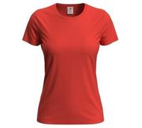 Stedman 4P Classic Women T-shirt Orange/Rot Baumwolle Small Damen