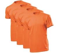 Stedman 4P Comfort Men T-shirt Orange Baumwolle Large Herren