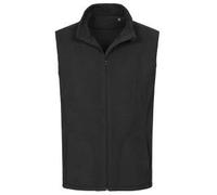 Stedman Active Fleece Vest For Men Schwarz Polyester Small Herren