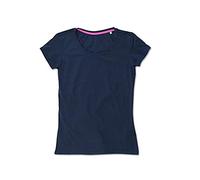 Stedman Damen Claire (Crew Neck)/ST9700 Premium T-Shirt, Marineblau, 42