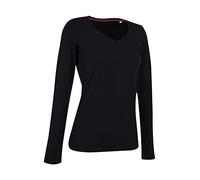 Stedman Damen Langarm-T-Shirt Claire (ST9720) – Stretch Slim Fit – Black Opal M