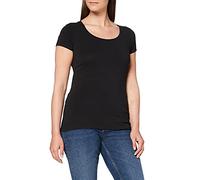 Stedman CLAIRE Crew Neck Rundhals-T-Shirt, Damen-T-Shirt black opal M