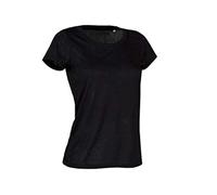 Stedman Damen Sport Shirt T-Shirt ST8700 black opal L