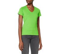 Stedman Apparel Damen Regular Fit T-Shirt Classic-T V-neck/ST2700, Grün - Kiwi Green, Gr. 36 (Herstellergröße: S)
