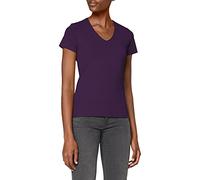 Stedman T-Shirt Classic-T V-Ausschnitt kurzarm Baumwolle Damen Deep Berry XL