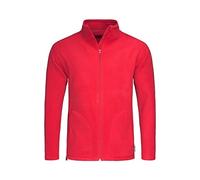 Stedman Apparel Herren Active Fleece / ST5030 Langarm Sweatshirt Gr. L, scharlachrot