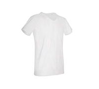 Stedman Herren Ben (V-Neck)/ST9010 Premium T-Shirt, weiß, XXL