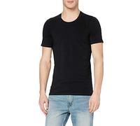 Stedman Apparel Herren Clive Crew Neck/ST9600 Premium Slim Fit Classic Kurzarm T-Shirt Gr. L, Schwarzer Opal