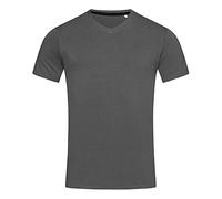 S9610 Stedman® CLIVE V-Ausschnitt T-Shirt kurzarm Slate Grey (Solid) XXL