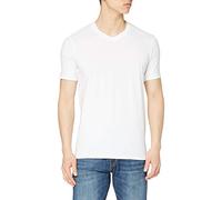 Stedman Herren Clive (V-Neck)/ST9610 Premium T-Shirt, weiß, L