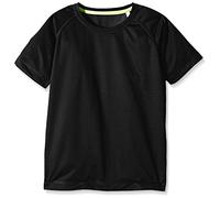 Stedman T‑Shirt Jungen S8570K ACTIVE 140 Raglan Schwarz L (146/152)