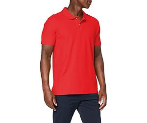 Stedman Apparel Polo/ST3000 Polohemd mit kurzen Ärmeln für Herren, Normale Passform, Scharlachrot, Größe 2XL