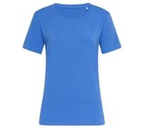 Stedman Claire Relaxed Women Crew Neck Blau ringgesponnene Baumwolle Small Damen