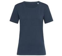 Stedman Claire Relaxed Women Crew Neck Marine ringgesponnene Baumwolle X-Small Damen
