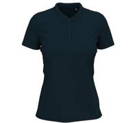 Stedman Claire Short Sleeve Polo Marine ringgesponnene Baumwolle Small Damen