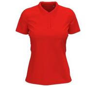 Stedman Claire Short Sleeve Polo Rot ringgesponnene Baumwolle X-Large Damen