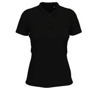 Stedman Claire Short Sleeve Polo Schwarz ringgesponnene Baumwolle Large Damen