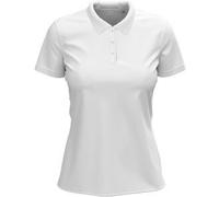 Stedman Claire Short Sleeve Polo Weiß ringgesponnene Baumwolle Large Damen