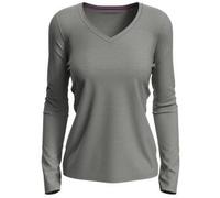 Stedman Claire V-neck Long Sleeve Graumelliert ringgesponnene Baumwolle Small Damen