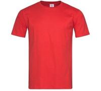 Stedman Classic-T Fitted For Men Rot Baumwolle Large Herren