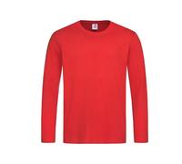 Stedman Herren Classic-t St2500 Langarm/St2500 T-Shirt, Rot-Scharlachrot, S