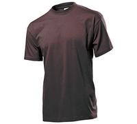 Stedman Classic-T Men Klassisches Rundhals-T-Shirt Herren, Größe:2XL, Farbe:Dark Chocolate