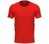 Stedman Clive Crew Neck Rot ringgesponnene Baumwolle Large Herren